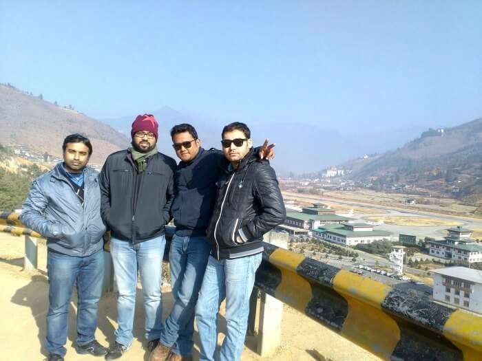 Best friends share a special moment in Bhutan