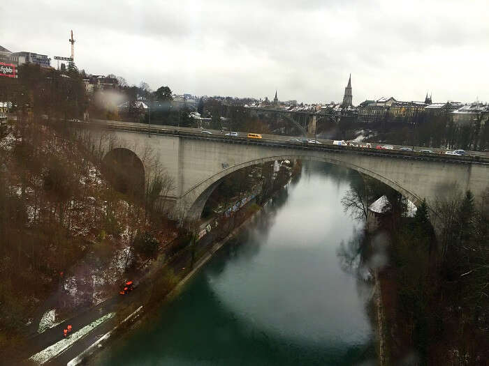 A beautiful image clicked by Sameer, of a bridge in Zurich