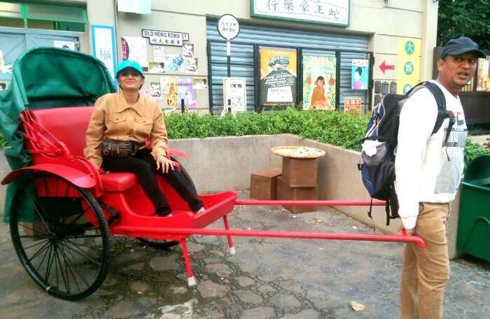 Poonam and her husband having a good time in Macau