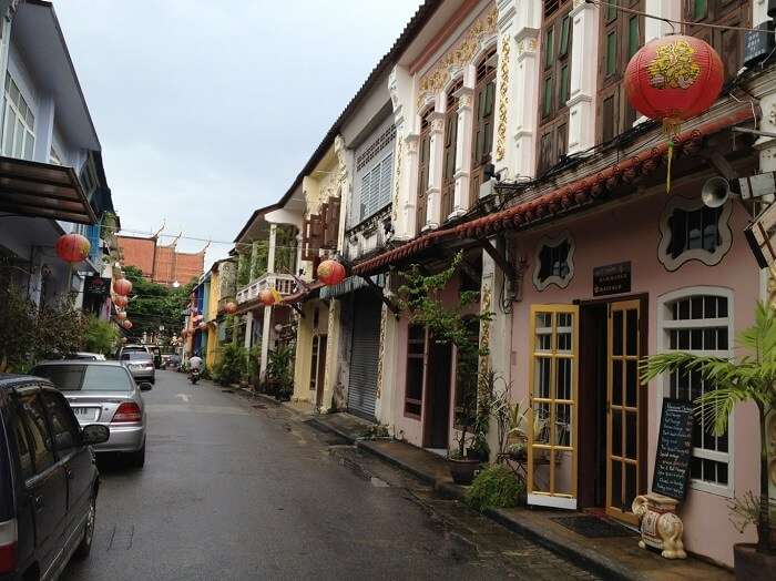 The streets of Old Phuket is a must visit while on a trip to Phuket