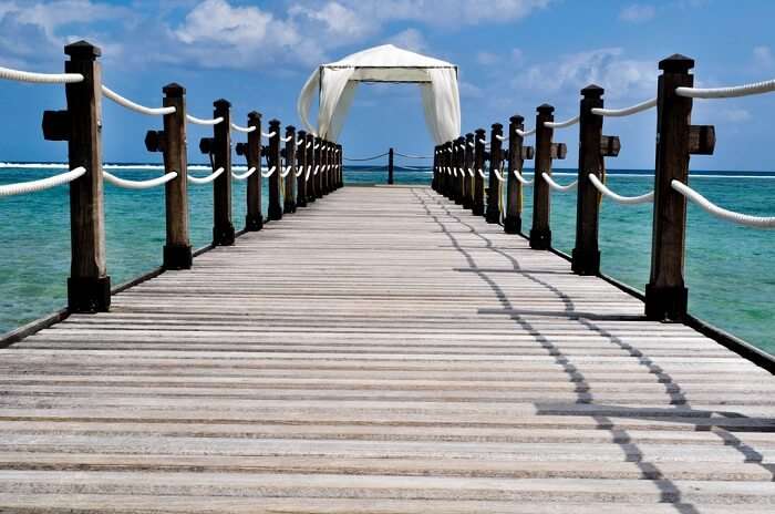 The beauty of St Felix Beach when viewed from its pier is truly mesmerizing