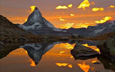 A sunrise at Matterhorn should not be missed on a Switzerland Honeymoon