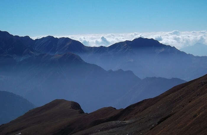 Beautiful large mountains