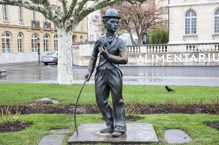 The Charlie Chaplin museum in Switzerland