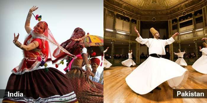 Both the nations have rich, traditional forms of dance