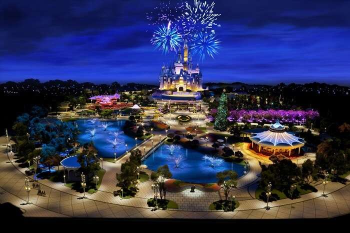 The newer edition of Disneyland in Shanghai