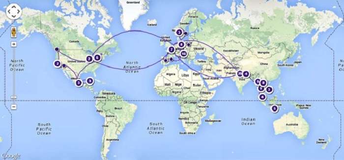 missWalkingShoes travel map image