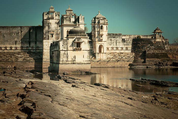 The ruins of the palace of Rani Padmini 