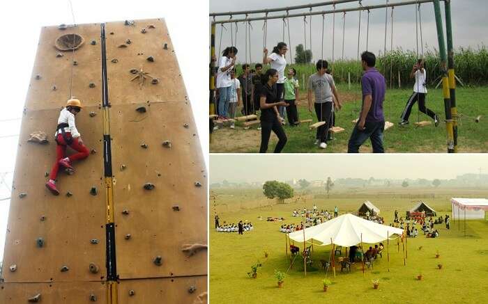 Scenes from Shikhar Adventure Park that is considered as one of the most adventurous places in Delhi NCR