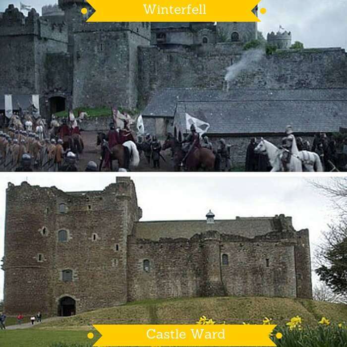 The Castle Ward that was one of the castles used to depict Winterfell in GOT