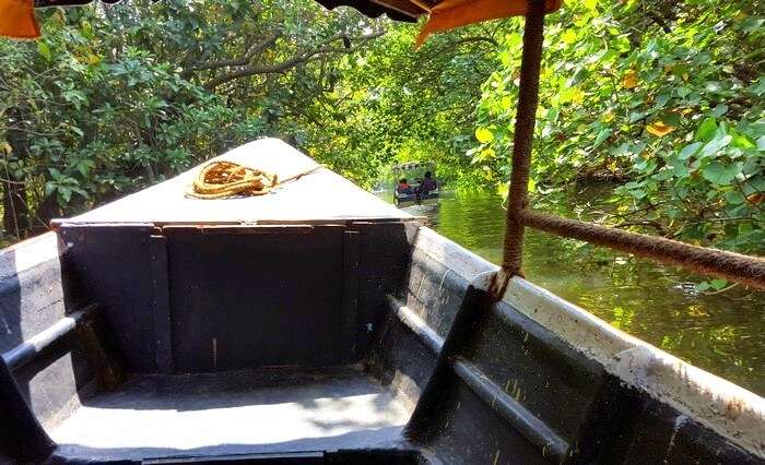 Boat in Poovar Island