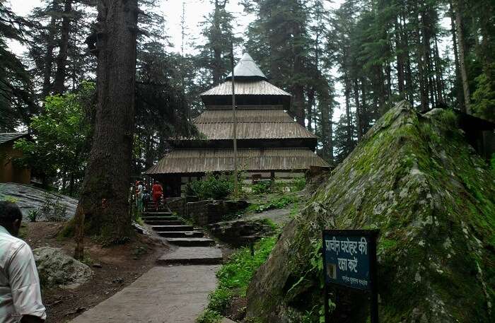 The entrance of the Hadimba Temple that is one of the best places to visit in Manali