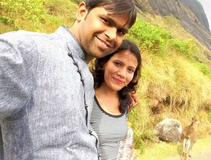 Vishu and his wife in Kochi