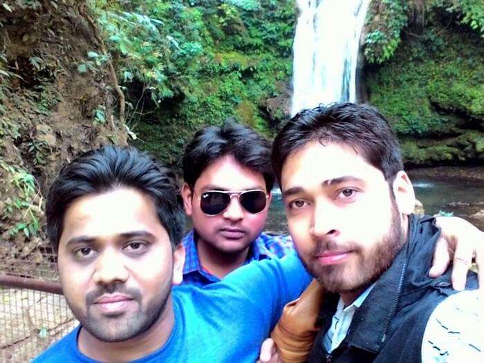 Rajveer with friends at Jim Corbett