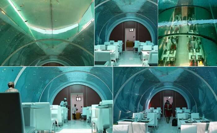 Many views of the insides of the Real Poseidon Restaurant