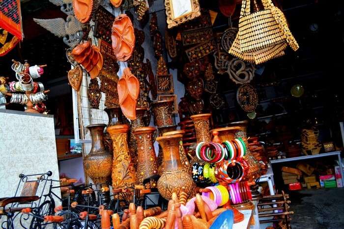 A shop selling handicrafts and antiques in Mussoorie