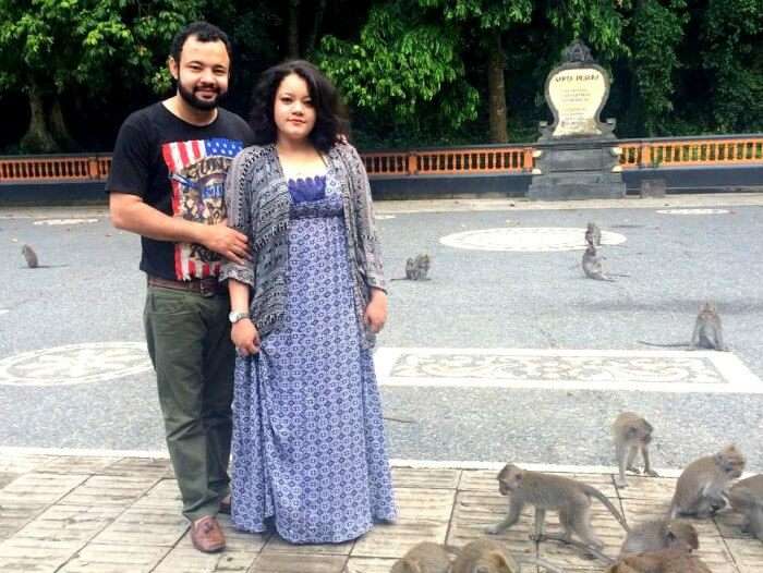 Ritika and her husband do sightseeing in Bali