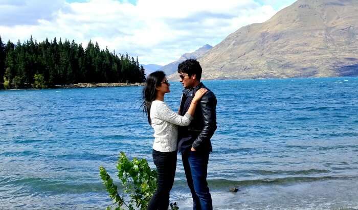 Vinamra and Ankita in Queenstown