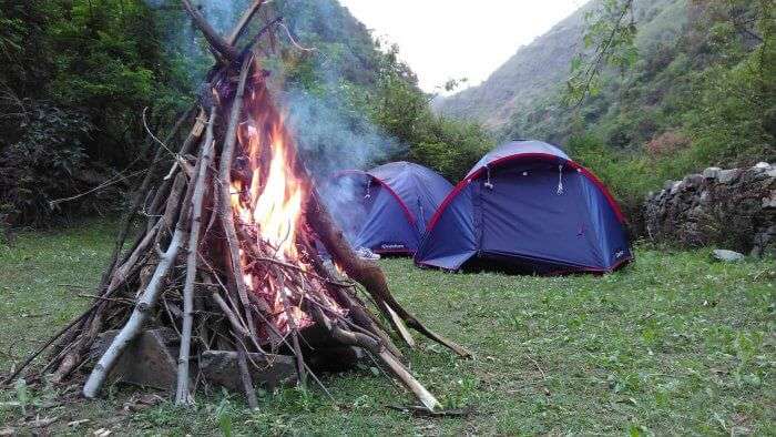 Indulge in camping in the quaint hill town of Mashobra