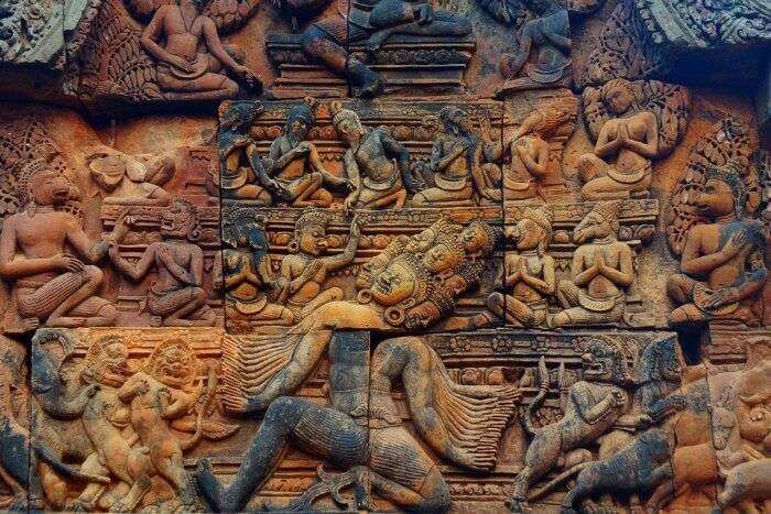 Check out the stunning Khmer artwork in Cambodia to get acquainted with Cambodia's rich history