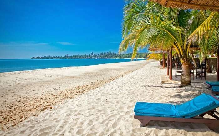Relax and unwind along the sandy shores of the beaches in Sihanoukville
