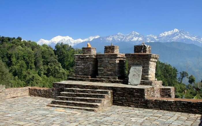 Dive into the olden days while in Rabdentse Ruins, one of the best places to visit in pelling