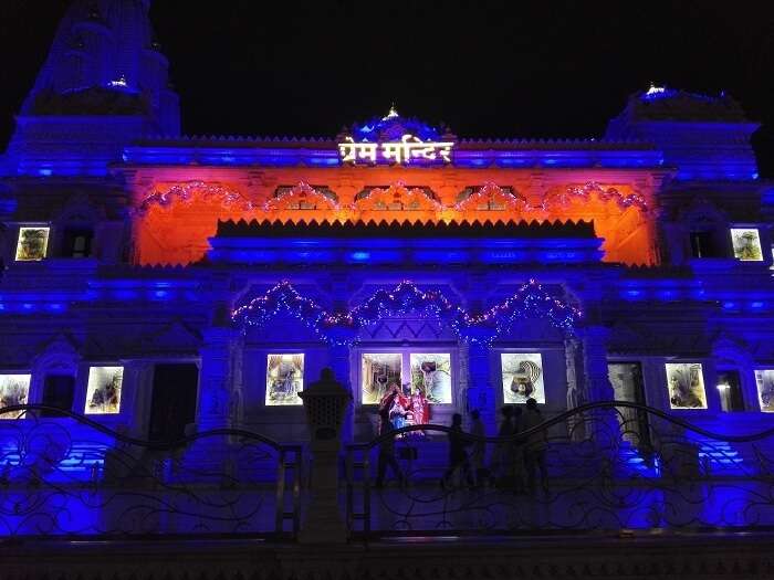 Lord Krishna idol in Prem Mandir