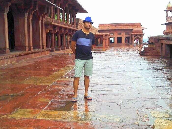 Vineet in Fatehpur Sikri