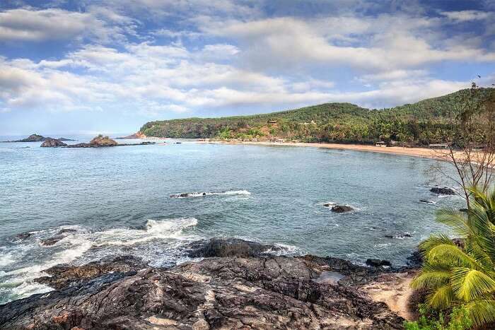 The beautiful beach of Gokarna is one of the best tourist places to visit in Karnataka