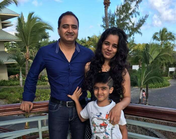 Raj Kumar and his family take the North Island Tour of Mauritius