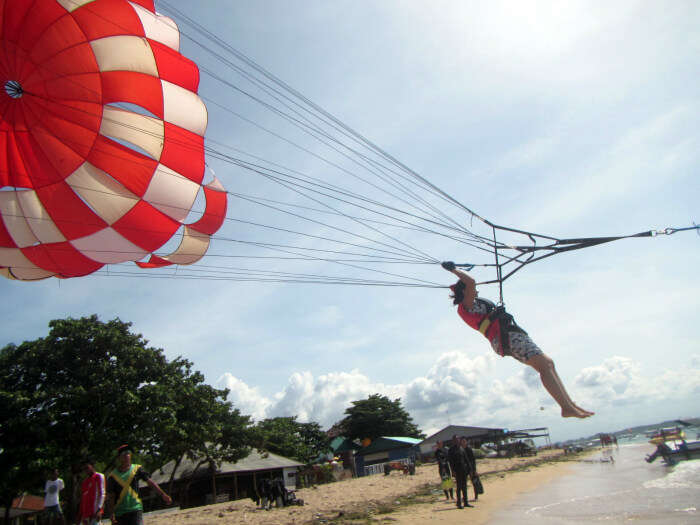 Enjoying the thrills of Bali