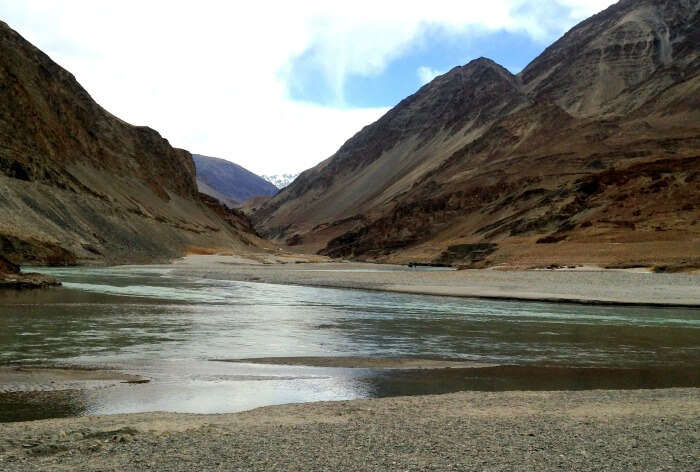 Sea merging in Leh