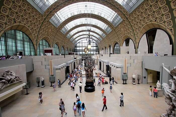 The dome like roof of Musee d'Orsay - One of the popular museums in Paris