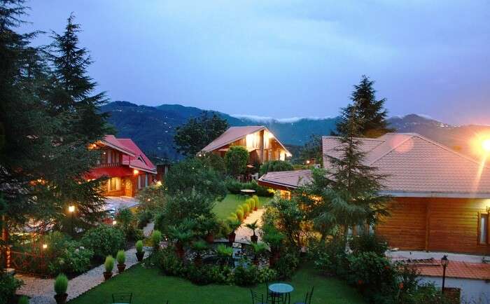 The Chalets Naldehra is a fine luxury golf resort in Himachal Pradesh
