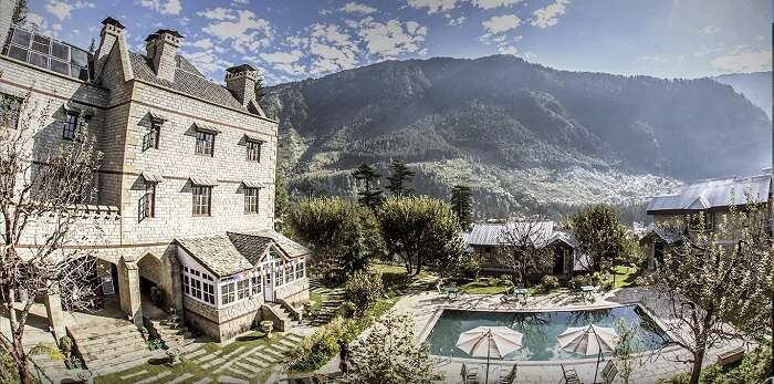 An amazing view of The Himalayan Spa Resort in Manali
