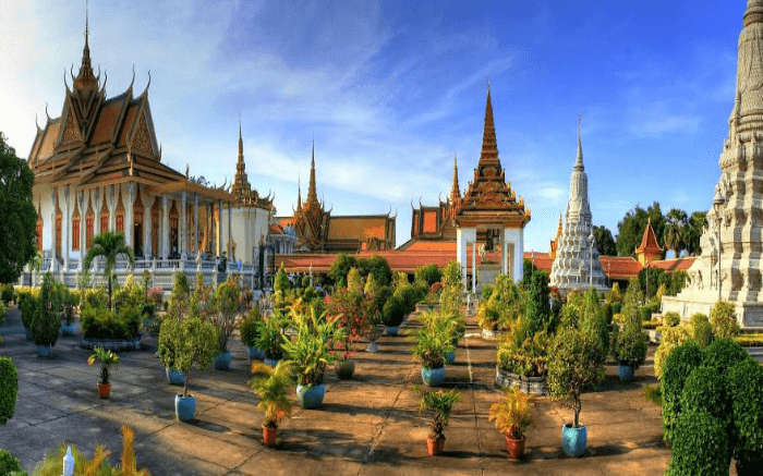 The Royal Palace in Phnom Penh