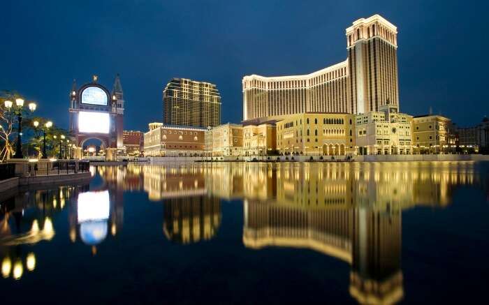 The Venetian is a popular attraction of Macau and surely a leading luxury hotel 
