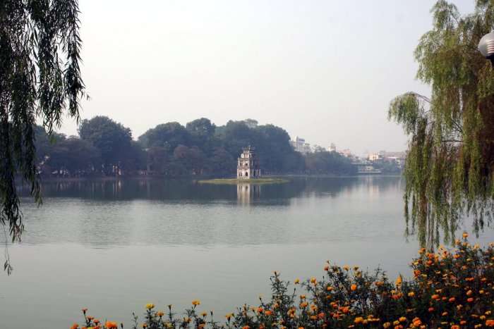 View of Hoan Kiem lake
