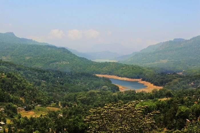 Panoramic view of Nuwara Eliya