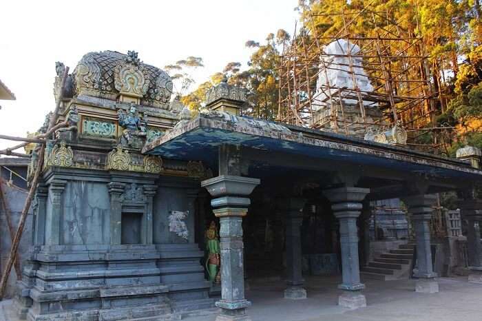 The famous Seetha Aman temple in Sri Lanka