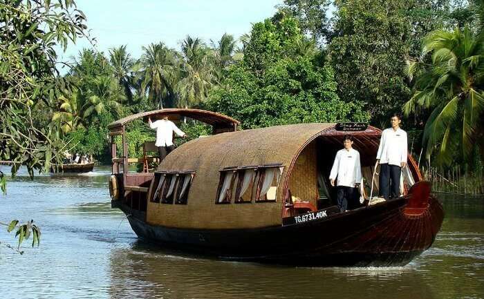Cruise on the waters of Mekong, Cambodia