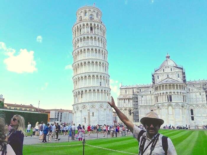 Visiting the Leaning Tower in Pisa