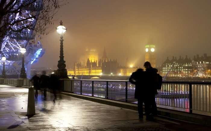 A lovely winter night in London