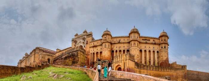 Check out the massive, unbelievably opulent Amber Fort