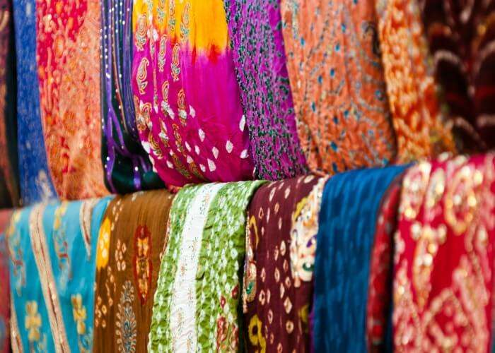 Buy Bandhani cloth material