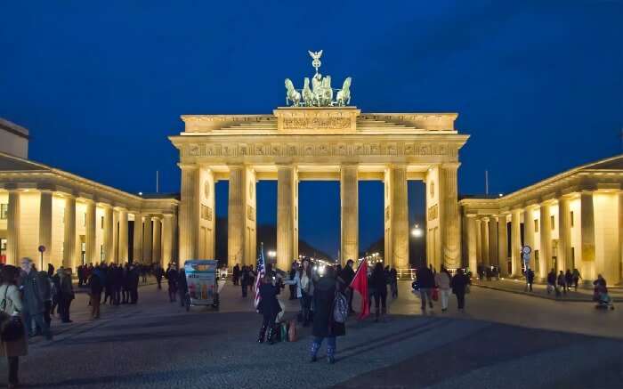 Brandenburg Gate in Berlin 