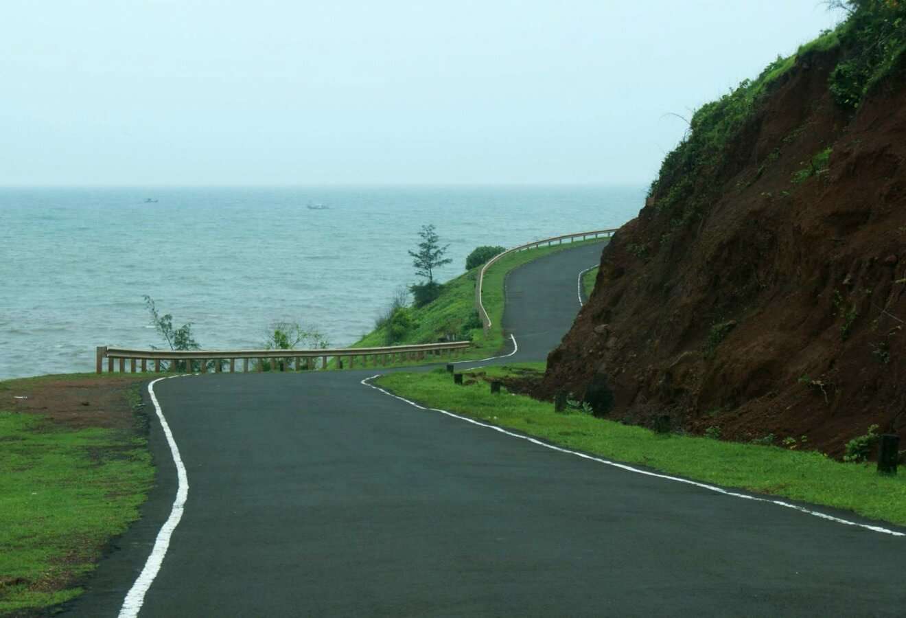Road in Ganpatipule Maharashtra