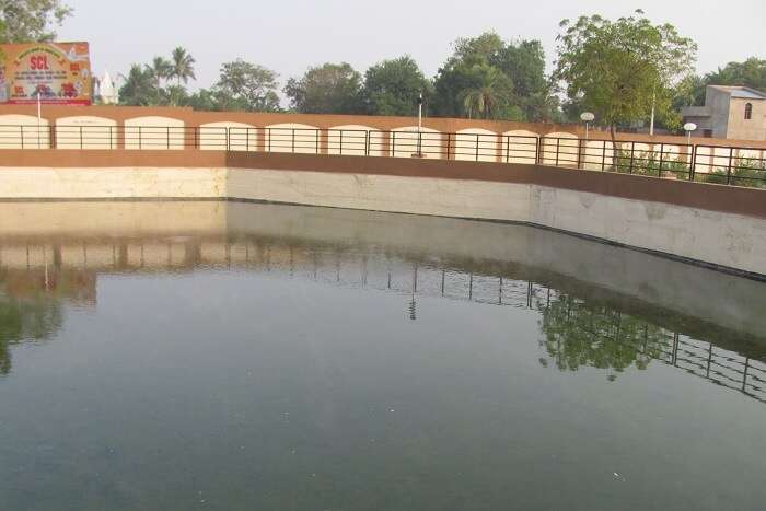 Hot water pool created at Bakreswar