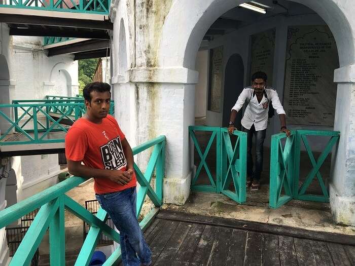 Jay and his friends at the Cellular Jail