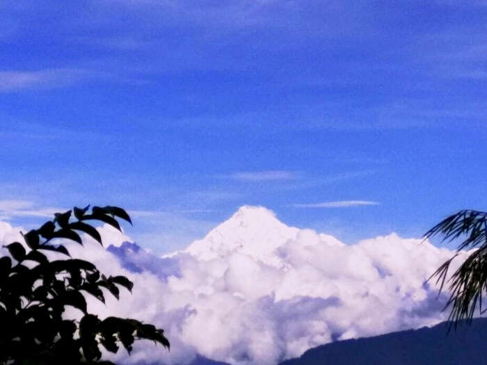 Kanchanjunga peak view from Gangtok